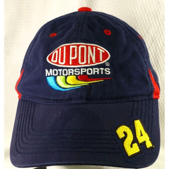 VTG NASCAR Jeff Gordon Racing Team Ball Cap Du Pont Motorsports Hendrick Chase H - Picture 1 of 9